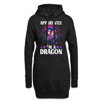 Fierté gaie LGBTQ - Sweat-shirt à capuche long Femme - noir - Devant