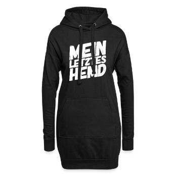 Ma dernière chemise - Sweat-shirt à capuche long Femme - noir - Devant