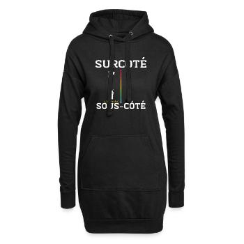 Clés Perdues, Super-héros Trouvé - Sweat-shirt à capuche long Femme - noir - Devant