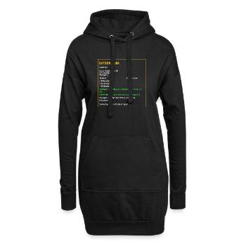 Legendäre Katzenmama Legendär Katzen Tiere Cat - Hoodie-Kleid - Schwarz - Vorne