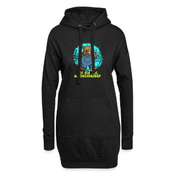 Autoschraubär - Geschenk für Autobastler - Hoodie-Kleid - Schwarz - Vorne