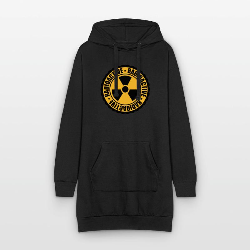 stamp danger caution caution caution atomic bomb Hoodie Dress