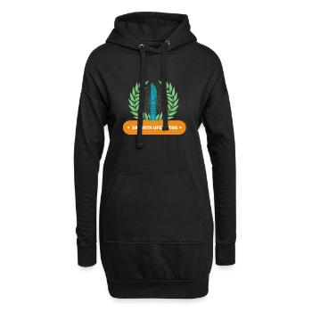 Chirurg Allgemeinmediziner Arzt Lustig Geschenk - Hoodie-Kleid - Schwarz - Vorne
