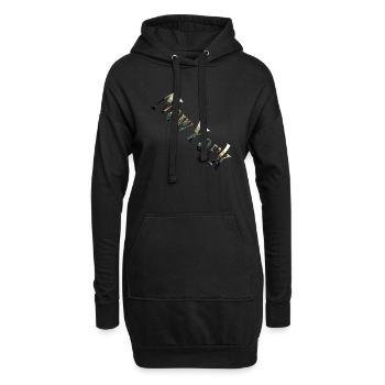 New York City SKYLINE NY - Sweat-shirt à capuche long Femme - noir - Devant