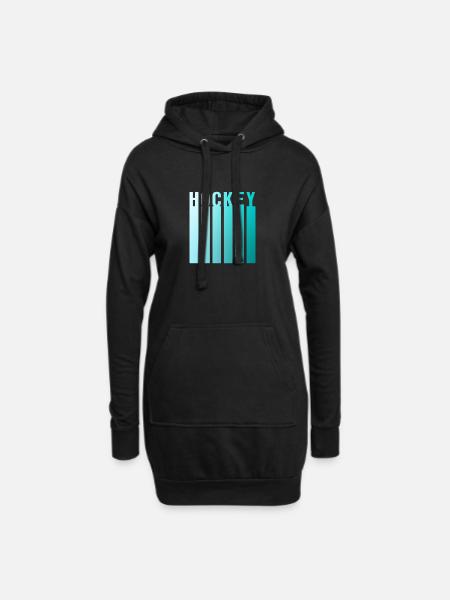 HOCKEY DESIGN X - Hoodie-Kleid - Schwarz