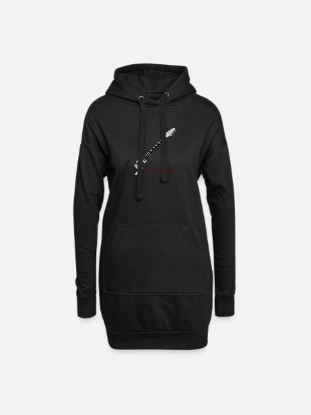 Blues - Hoodie-Kleid - Schwarz