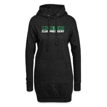 PRESIDENT DU MICRO PENIS CLUB - Sweat-shirt à capuche long Femme - noir - Devant