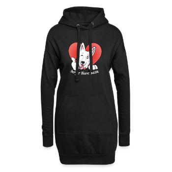 Berger Blanc Suisse - Hoodie-Kleid - Schwarz - Vorne