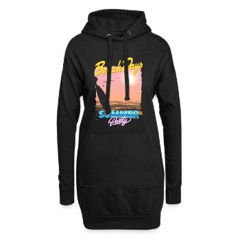 Sommerfest - Hoodie-Kleid - Schwarz - Vorne