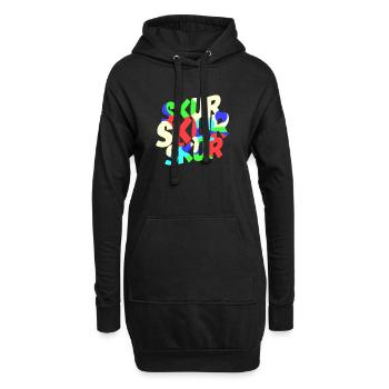 SKUR - Sweat-shirt à capuche long Femme - noir - Devant