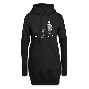 Plastic Planet - NOW... Die Hüter von Orbis - Hoodie-Kleid - Schwarz - Vorne