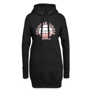 COLOGNEFORNIA Fille Cologne Kölle ville Dom Kölsches - Sweat-shirt à capuche long Femme - noir - Devant