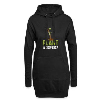 Plant Whisperer Funny Hobby Gardening - Botanique - Sweat-shirt à capuche long Femme - noir - Devant