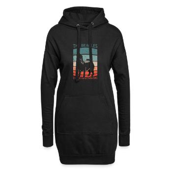 Les Beagles adorent les entendre chanter - beagle dog - Sweat-shirt à capuche long Femme - noir - Devant