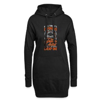 Tattoo Artist Tätowierer Tatooist Tätowierer - Hoodie-Kleid - Schwarz - Vorne