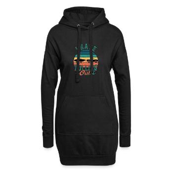 I hate pulling out - Boat Captain - Sailing - Hoodie Dress - black - Front