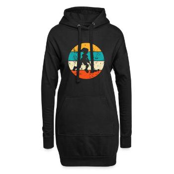Feldhockeyspielerin Feldhockey Fieldhockey Hockey - Hoodie-Kleid - Schwarz - Vorne