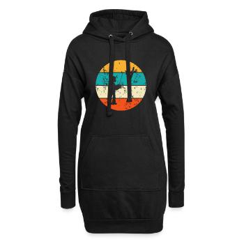 Modellflug Modellflieger Modellflugzeug - Hoodie-Kleid - Schwarz - Vorne