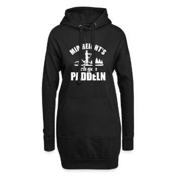 Mir reicht's ich geh Paddeln - SUP Spruch - Hoodie-Kleid - Schwarz - Vorne