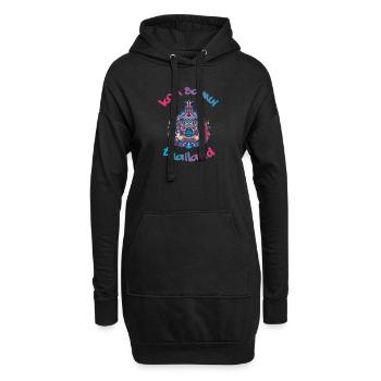 Koh Samui Thailand Backpacker Reisen - Hoodie-Kleid - Schwarz - Vorne