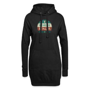 Rimini Adria Italien Urlaub Souvenir - Hoodie-Kleid - Schwarz - Vorne