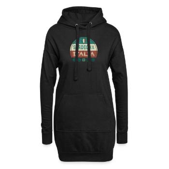 Sardinien Sardegna Italien Urlaub Souvenir - Hoodie-Kleid - Schwarz - Vorne