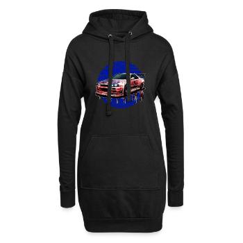Jdm Halloween edition / Costume de mécanicien Tuning - Sweat-shirt à capuche long Femme - noir - Devant