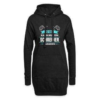 Schreiner Design für stolze Handwerker - Hoodie-Kleid - Schwarz - Vorne