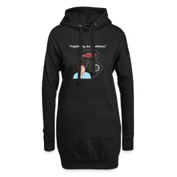 Design de voiture pour les jeunes fiers Pinoys - Sweat-shirt à capuche long Femme - noir - Devant