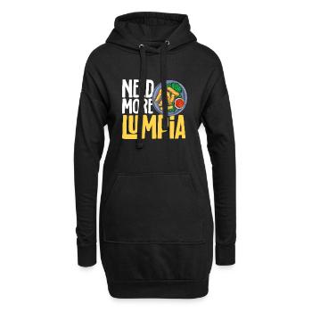 Lumpia Cuisine philippine Philippines - Sweat-shirt à capuche long Femme - noir - Devant