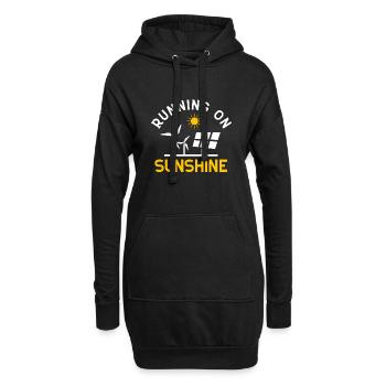 Panneau solaire Énergie solaire Énergie solaire - Sweat-shirt à capuche long Femme - noir - Devant