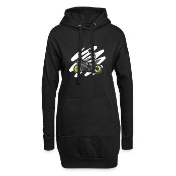 Moto Lifestyle / Moto / Moto motard - Sweat-shirt à capuche long Femme - noir - Devant
