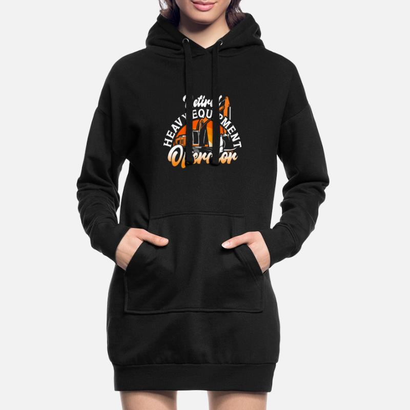 Construction machinery operator Excavator driver Excavator driver Construction workers Hoodie Dress