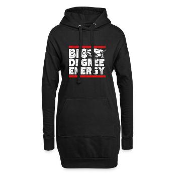 Master's Degree Studium Master Abschluss - Hoodie-Kleid - Schwarz - Vorne