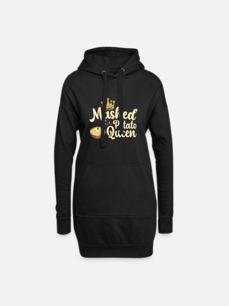 Mashed potatoes Mashed potatoes - Hoodie Dress - black