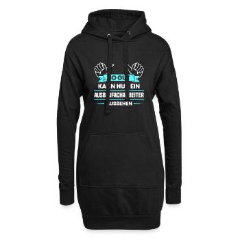 Ausbaufacharbeiter Design für stolze Handwerker - Hoodie-Kleid - Schwarz - Vorne