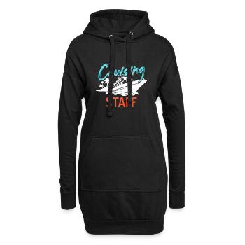 Kreuzfahrt Kreuzfahrtschiff Cruise Vintage Cruiser - Hoodie-Kleid - Schwarz - Vorne