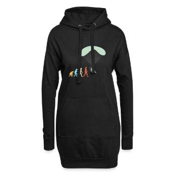 Paramoteur Parapente motorisé - Sweat-shirt à capuche long Femme - noir - Devant