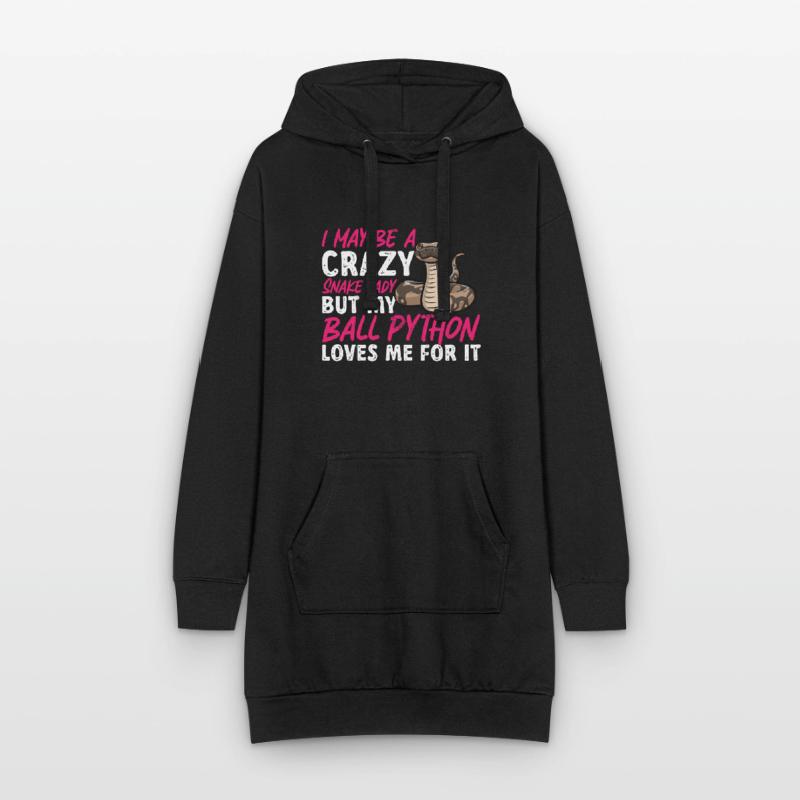 Ball Python Schlange Königspython Hoodie-Kleid