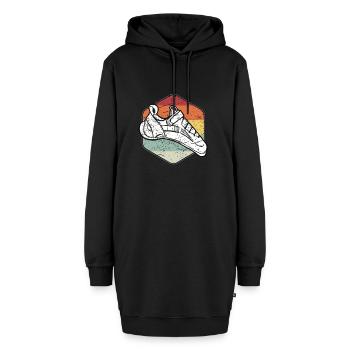 climbing Schuh klettern Vintage - Hoodie-Kleid - Schwarz - Vorne