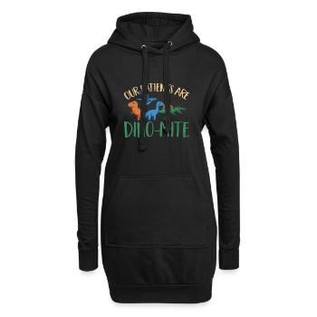 Physiotherapie Kinderphysiotherapeutin - Hoodie-Kleid - Schwarz - Vorne