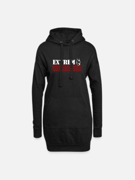 Malifié Belge Malinois IGP Chiens de sport - Sweat-shirt à capuche long Femme - noir