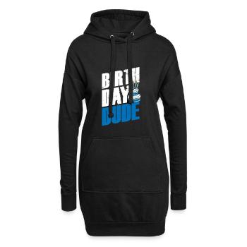 Idée de cadeau d'anniversaire - Sweat-shirt à capuche long Femme - noir - Devant