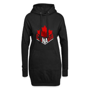 Canada - Sweat-shirt à capuche long Femme - noir - Devant