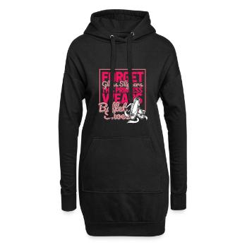ballet - Sweat-shirt à capuche long Femme - noir - Devant
