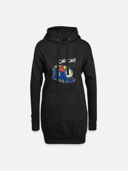 Train - Sweat-shirt à capuche long Femme - noir