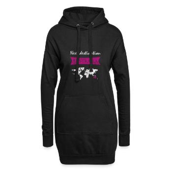 Australie - Sweat-shirt à capuche long Femme - noir - Devant