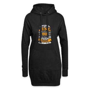 Juni 1959 - Hoodie-Kleid - Schwarz - Vorne