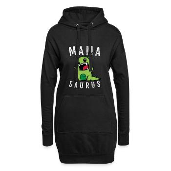 Mama Mamasaurus - Hoodie-Kleid - Schwarz - Vorne