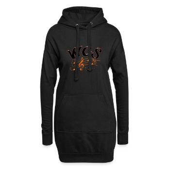 West Coast Swing Dance Geschenk T-Shirt - Hoodie-Kleid - Schwarz - Vorne